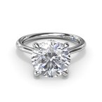 Fana Classic Hidden Halo Diamond Engagement Ring