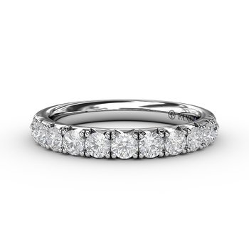 French Pave Set Anniversary Band