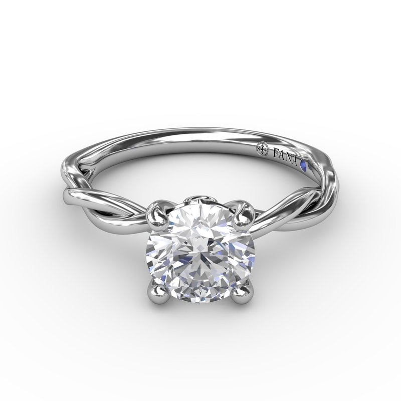 Elegantly Twisted Engagement Ring