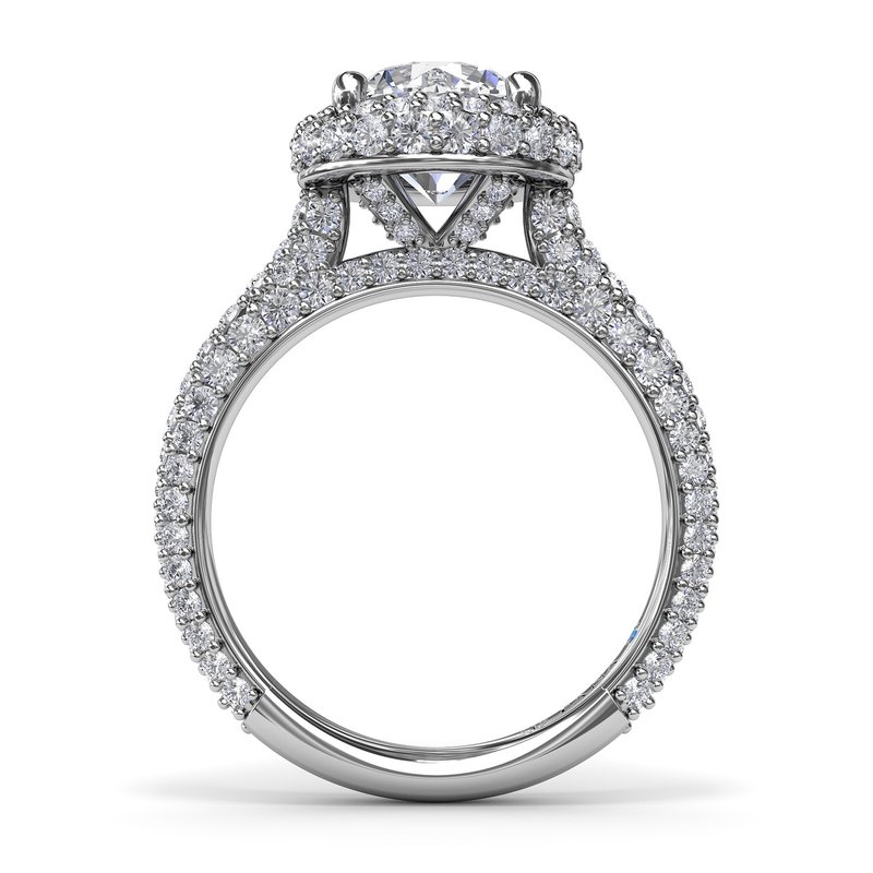 Fana Diamonds Galore Halo Engagement Ring